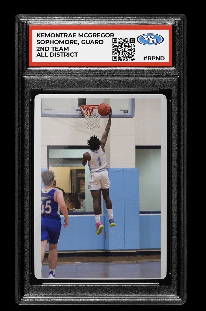 2nd team all district Sophomore Kemontrae McGregor! 🔥