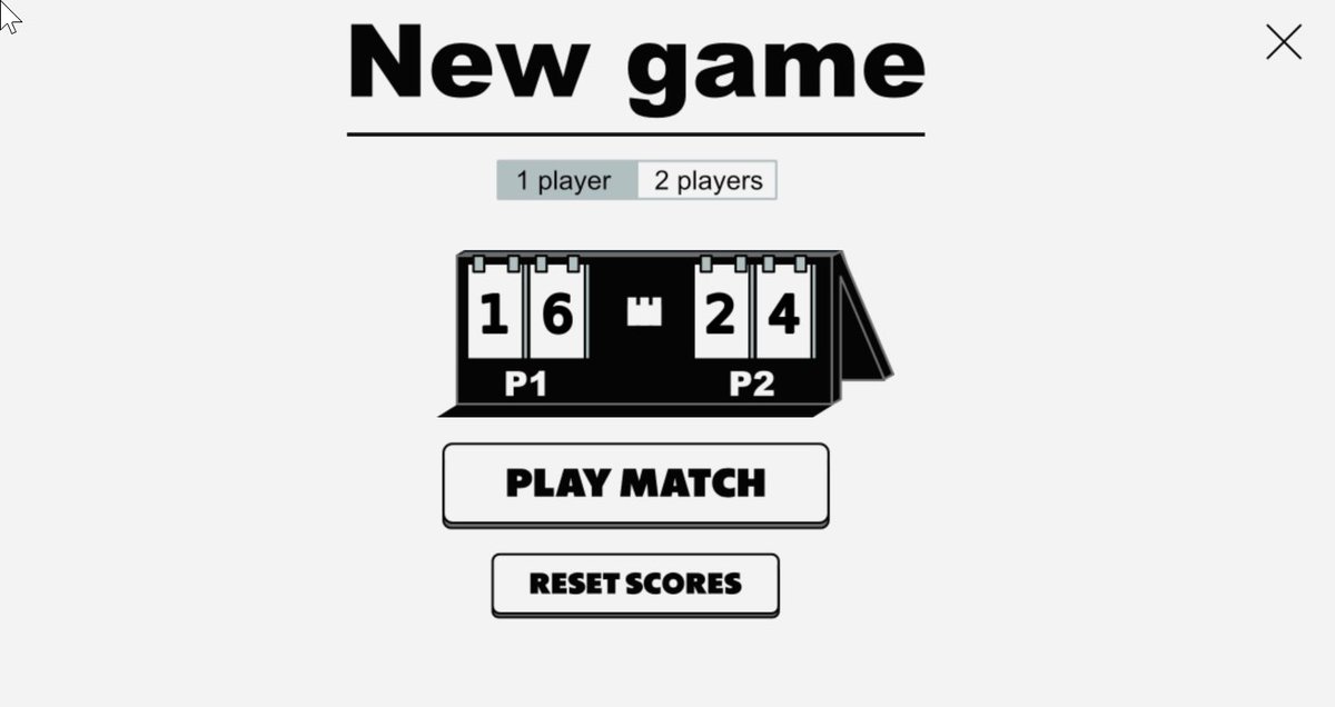 added “v hard mode” to Castle V Castle just bc i’ve not wrote “very” out in full in years (also i think it’s a cute reference to the title). bonus shot: scoreboard for multiplayer!