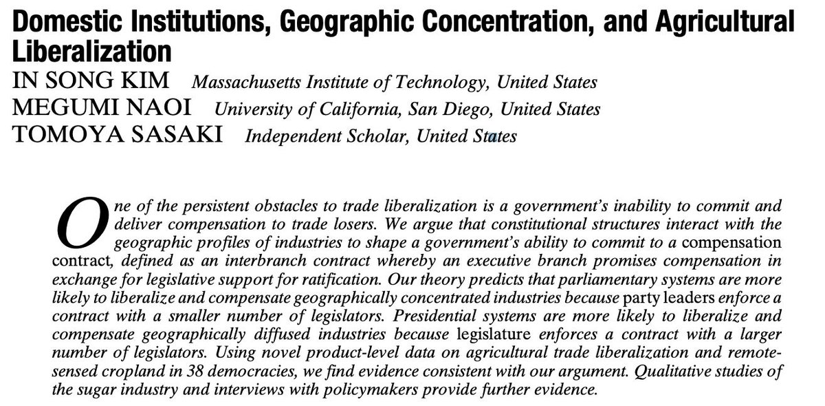 American Political Science Review tweet media