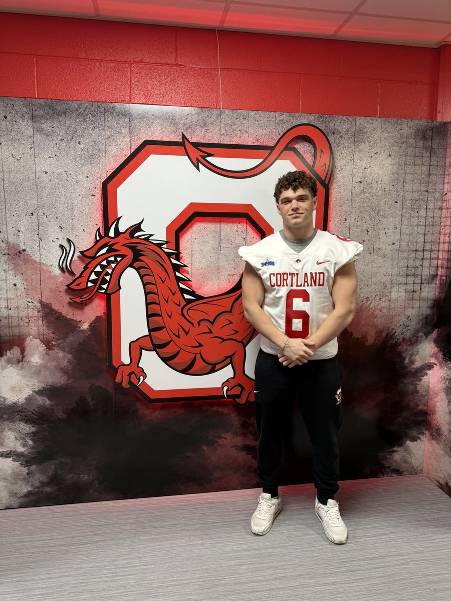 Enzo Pupo (@pupo_enzo) on Twitter photo Blessed to receive a roster spot offer from <a href="/CortlandFB/">SUNY Cortland Football</a>!! Thank you to <a href="/Coach_Blu/">Tom Blumenauer</a> and <a href="/_Coach_Mack/">Joe Mack</a> for a great visit and for the opportunity to come play for the Red Dragons!!! Blessed to receive a roster spot offer from <a href="/CortlandFB/">SUNY Cortland Football</a>!! Thank you to <a href="/Coach_Blu/">Tom Blumenauer</a> and <a href="/_Coach_Mack/">Joe Mack</a> for a great visit and for the opportunity to come play for the Red Dragons!!!