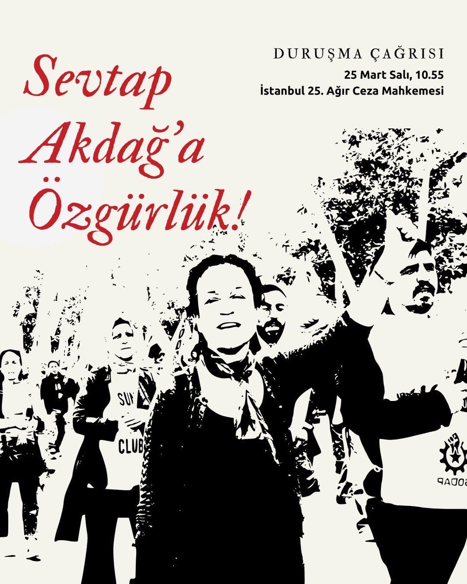 Sevtap Akdağ’a Özgürlük!