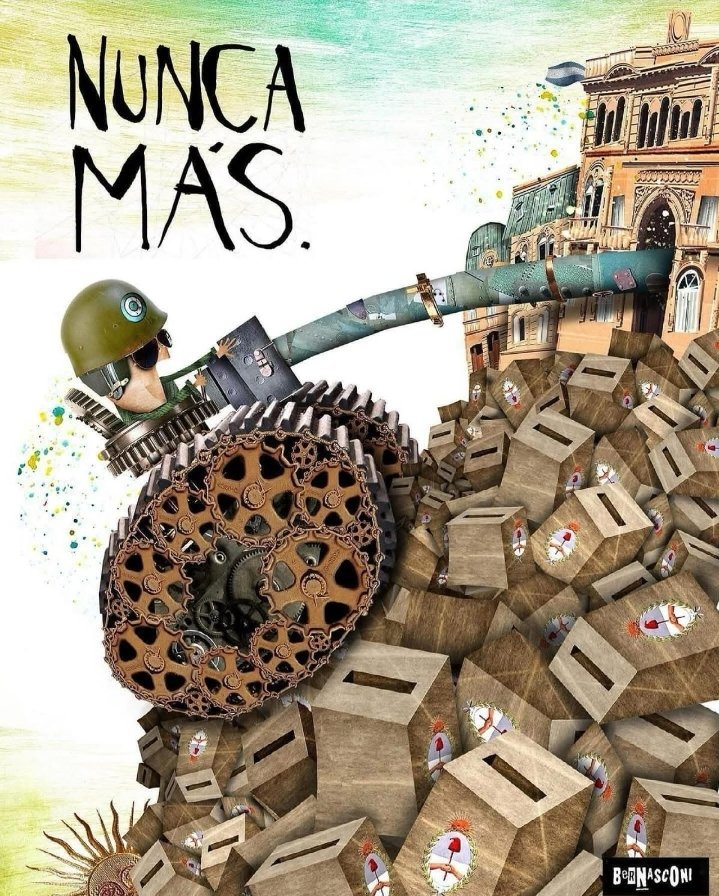 “El pasado dice cosas que interesan al futuro” 

NUNCA MÁS ES NUNCA MÁS

Frase de Eduardo Galeano e ilustración de @pablobernasconi73 

#diadelamemoria #diadelamemoriaporlaverdadylajusticia #nuncamas #nuncamás #argentina #memoria #verdad #justicia #24demarzo