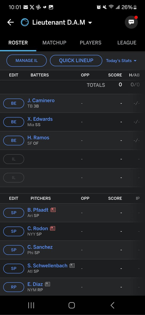 _____DAM_____'s tweet image. Just drafted my first #FantasyBaseball How did I do? 
#MLB #Phillies #BaseBall