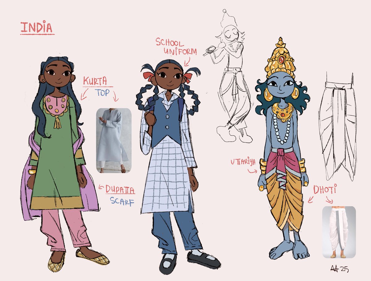 I’ve been exploring more clothing/costume designs through different cultures and looking forward to exploring more.