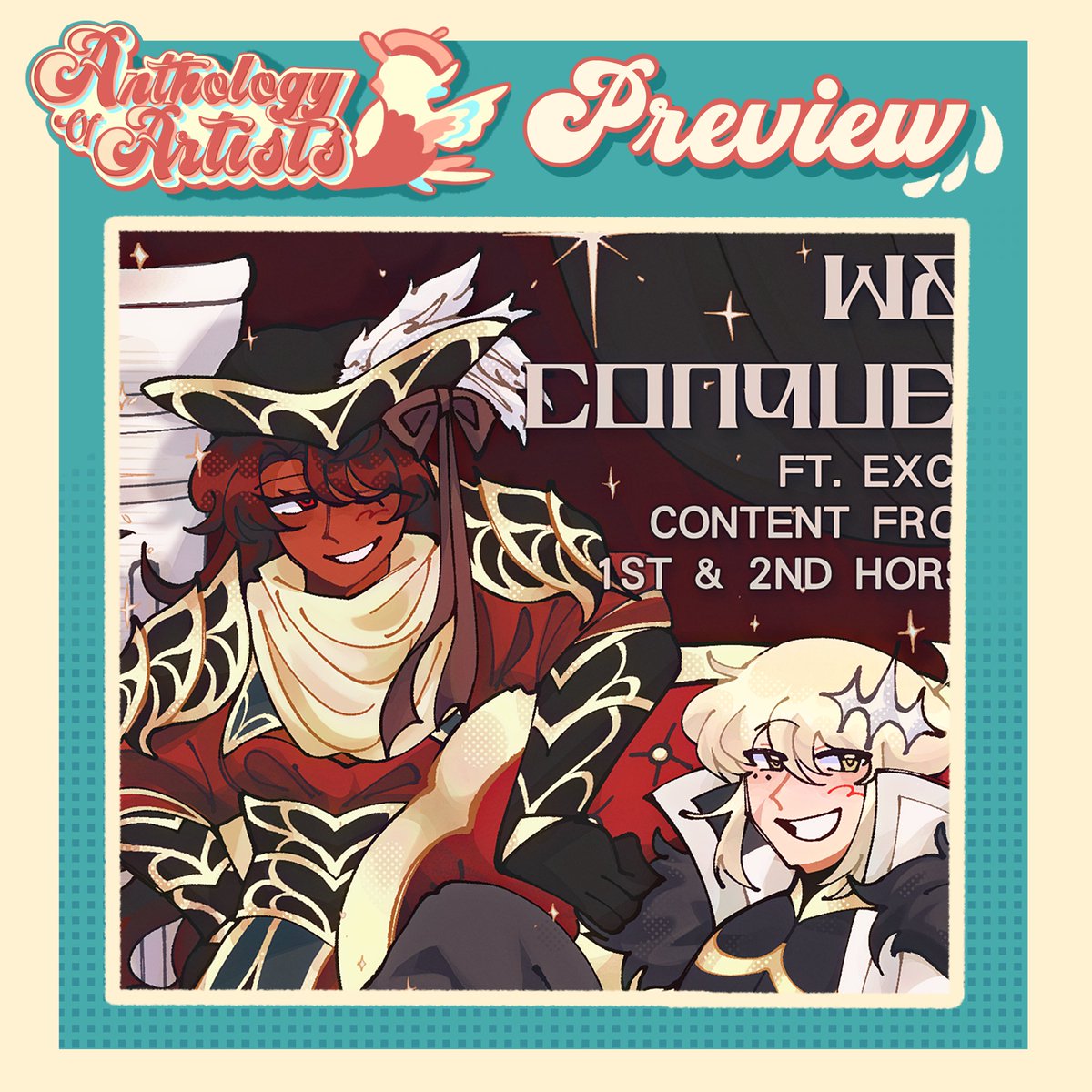 🌈 PREVIEWS 🌈

Are we ready to turn our spotlights to today's artist? No work shines quite as bright, because next up is none other than our Neon, showing off their stunning styles with this fashionable piece! But don't be fashionably late to our release— soon!

☘️ <a href="/neon_metro/">neon/iliad 𓆝 @ shop open</a>