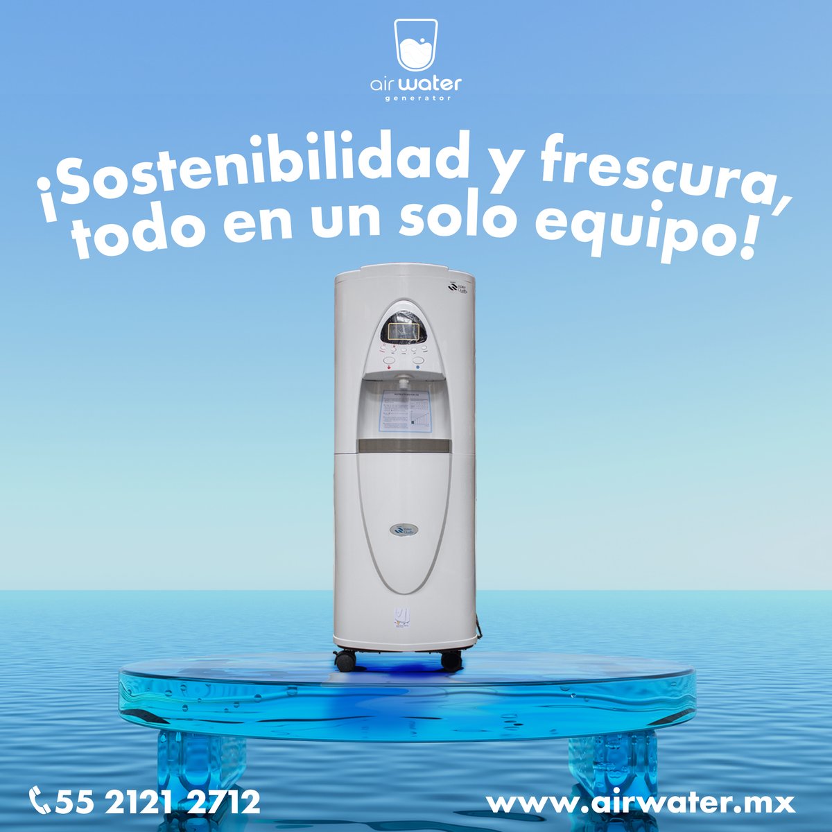 Di adiós al agua de la llave y hola al agua del futuro. 💧✨ AirWater la saca del aire… ¡así de mágico! 🔮

¡Contáctanos!
🌐 airwater.mx
💧 Tel: (55) 2121 2712
📩 ventas@airwater.mx

#aguadelfuturo #aguadelaire #AguaSiemprePura #AguaLimpia