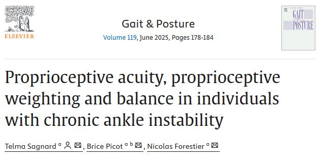 Brice Picot (@picotbrice) on Twitter photo NEW PAPER
Balance, proprioceptive acuity and reweighting among CAI patients
CAI patients are unable to reweight proprioceptive signals when ankle cues are inaccurate, while healthy individuals are.
Great paper from our team lab !
<a href="/AnkleConsortium/">Int Ankle Consortium</a>
sciencedirect.com/science/articl… NEW PAPER
Balance, proprioceptive acuity and reweighting among CAI patients
CAI patients are unable to reweight proprioceptive signals when ankle cues are inaccurate, while healthy individuals are.
Great paper from our team lab !
<a href="/AnkleConsortium/">Int Ankle Consortium</a>
sciencedirect.com/science/articl…