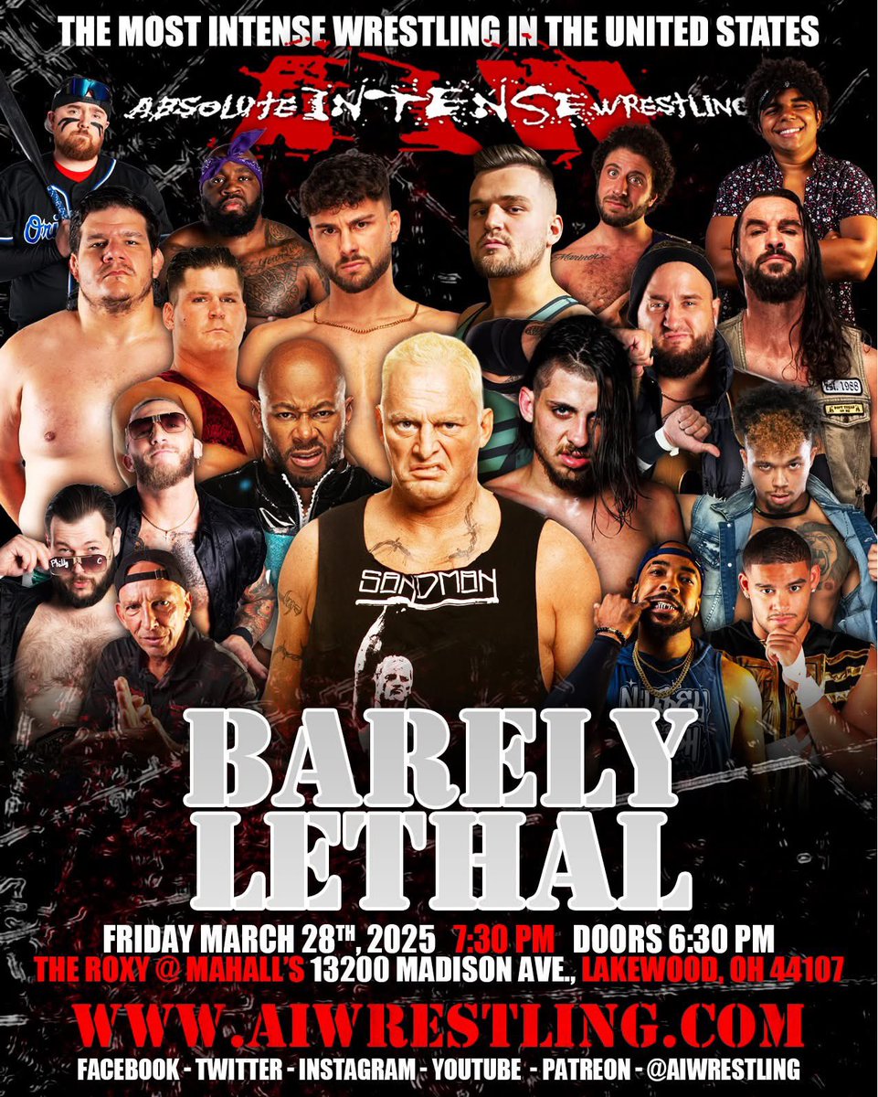 This Friday night in Lakewood, Ohio!
Tickets: link.dice.fm/c1079043818b?d…