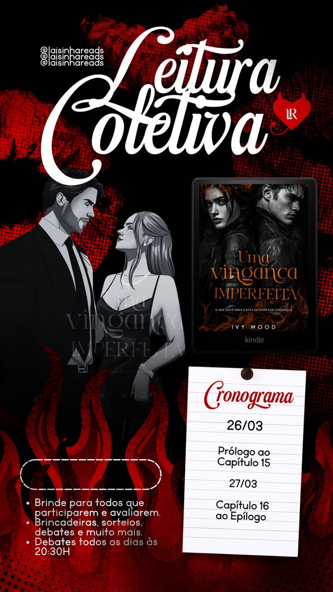 🧡 E vai ter leitura coletiva da raposinha e do lobo. 🧡

Corre pra participar, surtar e ainda ganhar brindes na primeira LC desse casal maravilhoso.

🦊🧡🐺

chat.whatsapp.com/J8HHAJu9aPMFbt…