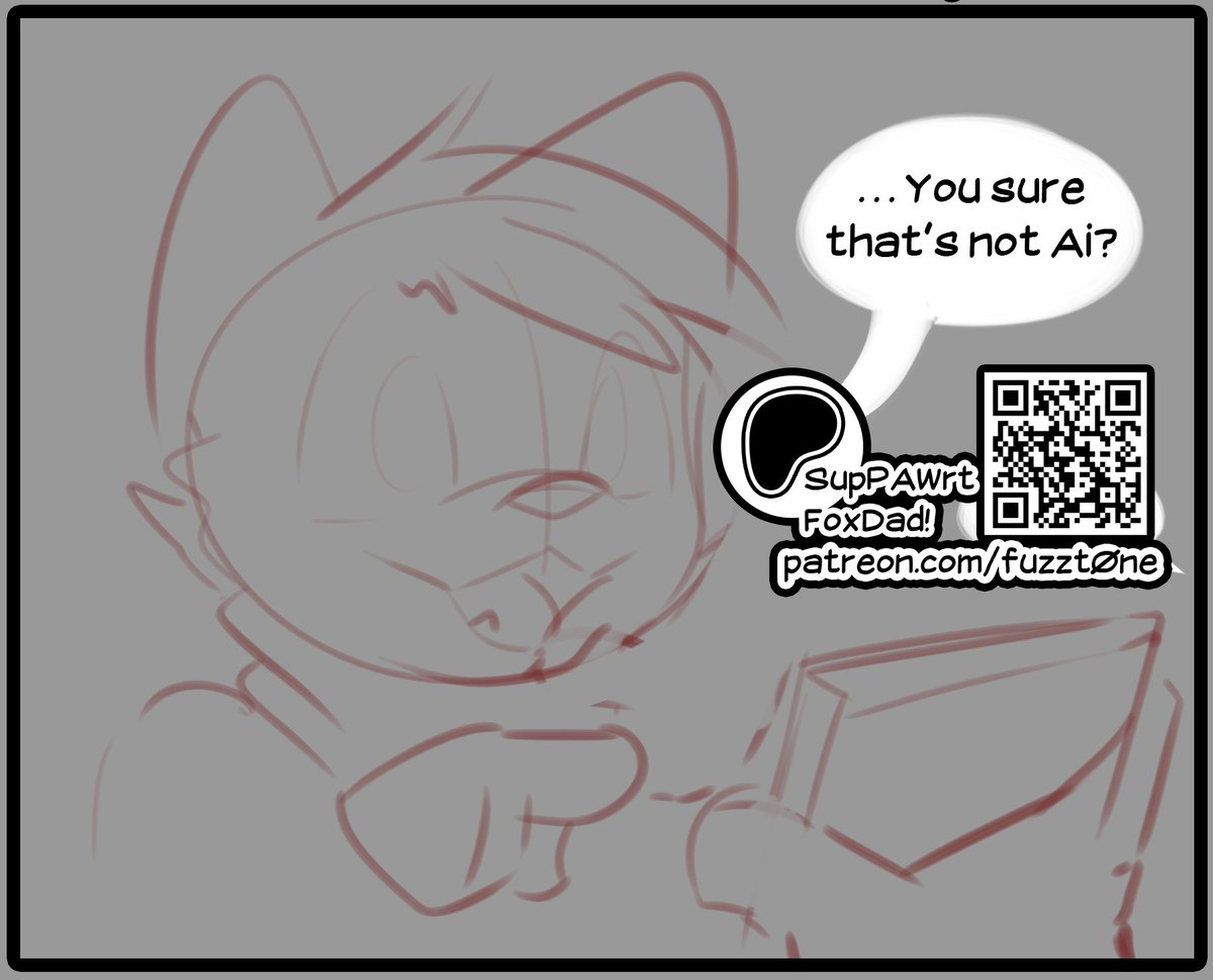 SupPAWrt the me and the FoxDad comic and see early thumbnails, sketches and full comics before they go public! ^^