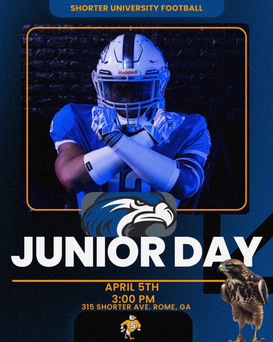 JUNIOR DAY ON THE HILL! APRIL 5TH!

We are looking for future hawks in the Class of 2026! Sign up for Junior Day and drop your film! 🦅

#FlyHawks

forms.gle/mdZ2aCMs4X1bsJ…