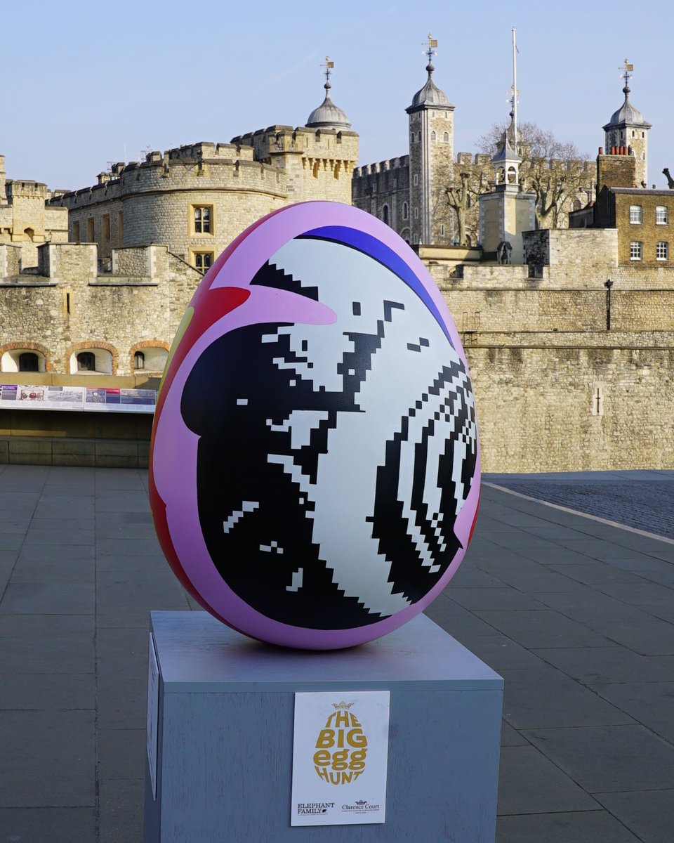 The Tower of London (@toweroflondon) on Twitter photo The Big Egg Hunt begins! 🥚 We're egg-cited to be one of the landmarks hosting wildlife charity <a href="/elephantfamily/">Elephant Family</a> and <a href="/ClarenceCourt/">Clarence Court</a>'s Easter art trail across London.
We love Jay Kaes' egg on Tower Hill - that's one ticked off ✅
📆 #BigEggHunt2025 runs until 27th April 2025 The Big Egg Hunt begins! 🥚 We're egg-cited to be one of the landmarks hosting wildlife charity <a href="/elephantfamily/">Elephant Family</a> and <a href="/ClarenceCourt/">Clarence Court</a>'s Easter art trail across London.
We love Jay Kaes' egg on Tower Hill - that's one ticked off ✅
📆 #BigEggHunt2025 runs until 27th April 2025