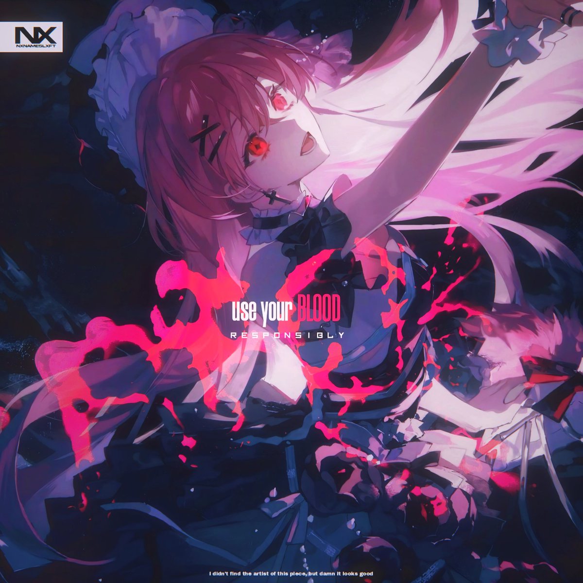 nxnameslxft's tweet image. next time you start losing your blood, draw yourself a cool ass design for your art) #design #art