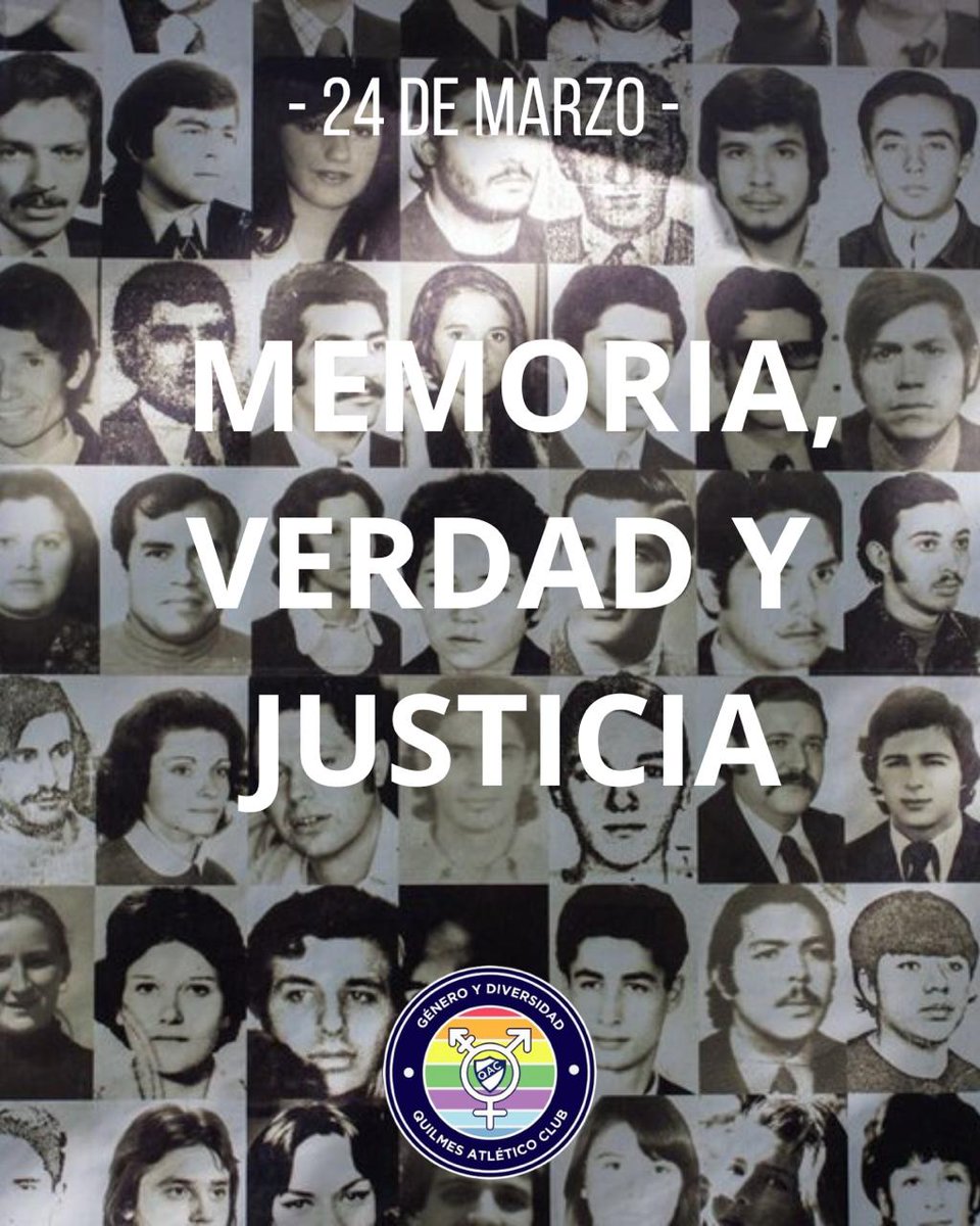 A 49 años de la última dictadura civico-militar, reforzamos el compromiso de pedido de memoria, verdad y justicia. ✊️
