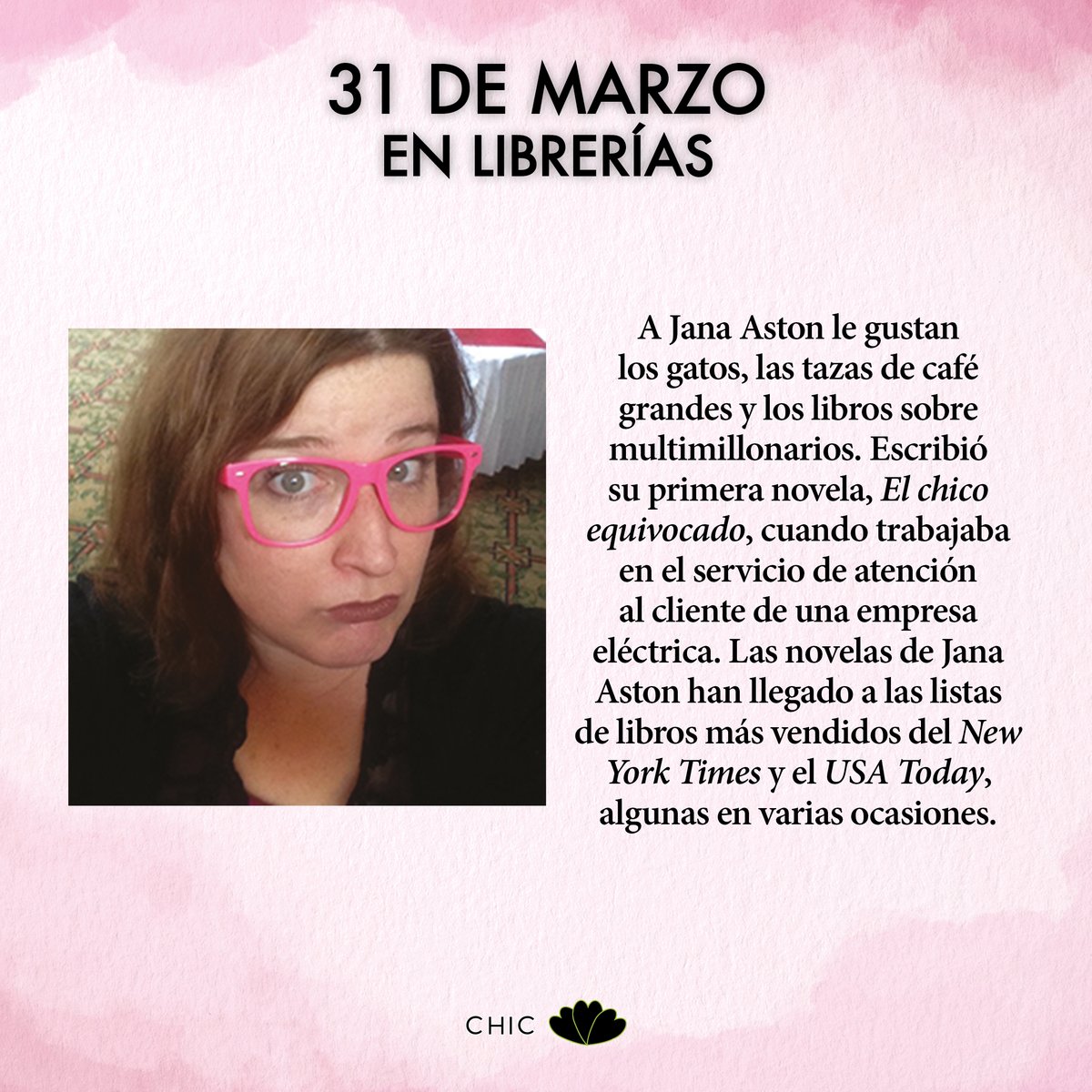 Editorial Chic (@chiceditorial) on Twitter photo ¡Novedad!
El 31 de marzo llega a todas las librerías la nueva edición de "El chico equivocado" de Jana Aston 🔥
Sophie no puede dejar de pensar en Luke, el misterioso cliente de la cafetería donde trabaja...
¿Cómo iba a imaginar que acabaría siendo su médico? 💋
<a href="/udllibros/">Udl Libros</a> ¡Novedad!
El 31 de marzo llega a todas las librerías la nueva edición de "El chico equivocado" de Jana Aston 🔥
Sophie no puede dejar de pensar en Luke, el misterioso cliente de la cafetería donde trabaja...
¿Cómo iba a imaginar que acabaría siendo su médico? 💋
<a href="/udllibros/">Udl Libros</a>