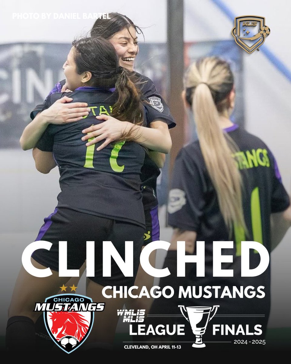 MLISpro's tweet photo. The @MustangsSoccer women’s team has clinched a spot in the WMLIS Final April 12 in Cleveland.🔥🏆

FLASH SALE!!!! Get 25% off all finals weekend tickets using code CHICLINCHEDW on Ticketmaster. Enter the code in the unlock section to unlock rates. 

https://t.co/5qw8koY1QL https://t.co/QGhvISsfeU