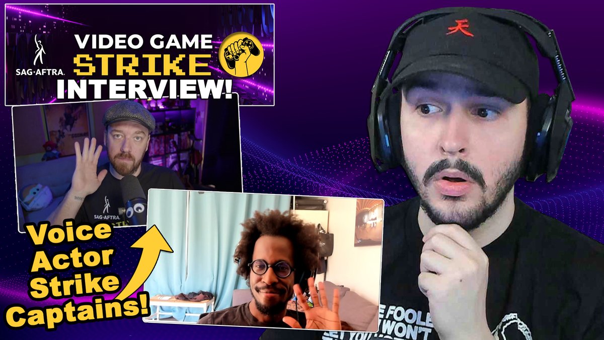 Yesterday I interviewed <a href="/TeeBeeVO/">TeeBeeVO</a> &amp; <a href="/JusJoshinYa/">Josh Sterling • Voice Actor</a> from <a href="/GamePerfMatters/">Game Performance Matters 👾</a>

Together we talked about the ongoing <a href="/sagaftra/">SAG-AFTRA</a> Voice Actors strike, why it's important, and also answered some hard hitting community questions!

Check it out here!:
youtu.be/kkO484d7qKE