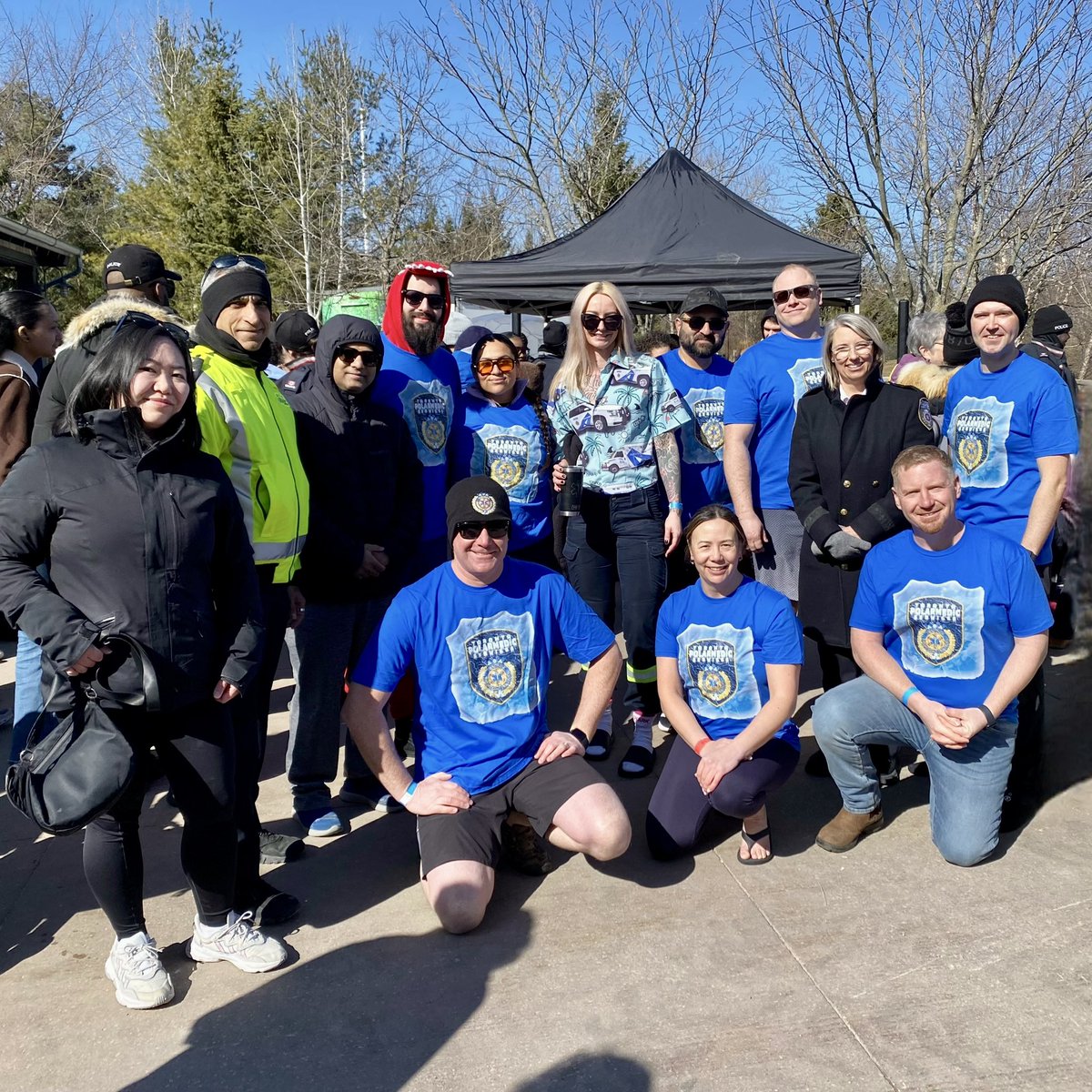 TorontoMedics's tweet photo. The #SeasonForFreezin is here! ❄️ Yesterday, we joined @TorontoPolice and @Toronto_Fire at @TheTorontoZoo for #PolarPlunge2025.
Huge shoutout to the nine plungers from Team #TorontoPolarMedics and everyone who came out to support @SOOntario! #GoForTheCold #FreezinForAReason https://t.co/6OkIpXVmua
