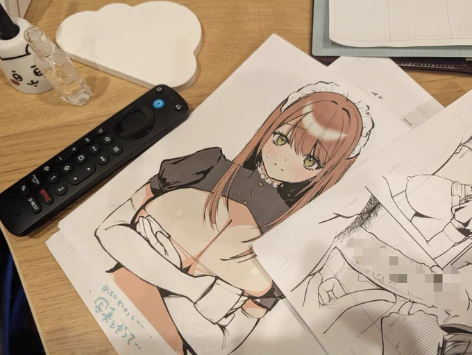 新作表紙迷い中⋯ 
