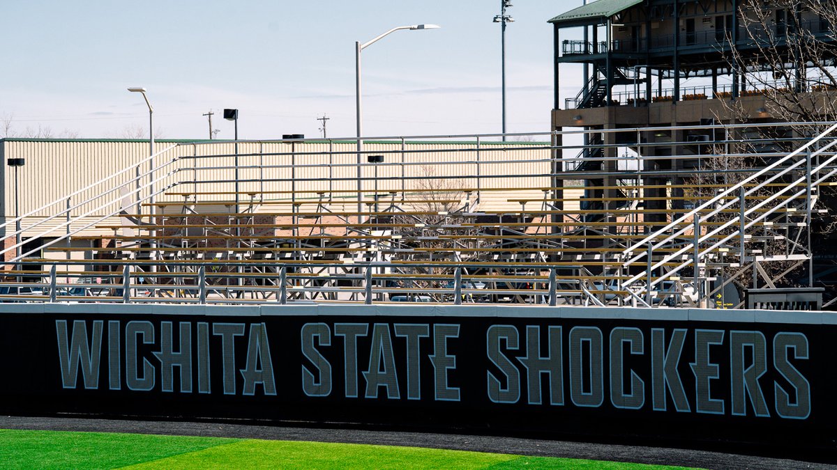 Wichita State Softball (@goshockerssb) on Twitter photo Stadium Upgrades 🤩
Videoboard, outfield bleacher seating added to Wilkins Stadium.
📰 bit.ly/422sE8P Stadium Upgrades 🤩
Videoboard, outfield bleacher seating added to Wilkins Stadium.
📰 bit.ly/422sE8P