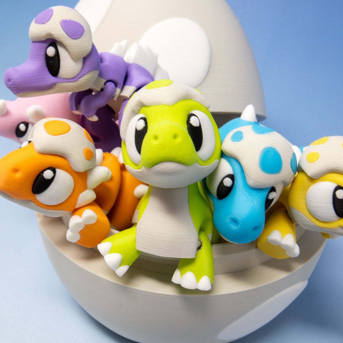 SuperFanToys's tweet image. say hello to prehistoric pals! collect all 6! each order comes with a dino egg to store them in! exclamation marks!!!! 🦖🦕🥚

etsy.com/listing/189275…

#toys #fidget #toystagram #3dprinted #articulated
