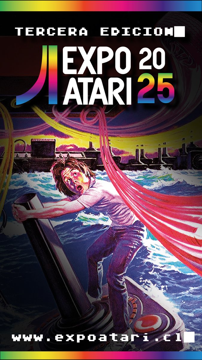 ExpoAtari's tweet photo. #Expoatarichile25 
Tercera edición con muchas sorpresas y grandes invitados! 
Una experiencia única en Chile! que No te puedes perder! 
Pronto iremos entregando mayor información! 
Visita nuestra página web https://t.co/nyxWXpQ5Bu https://t.co/rPKSW5rLzc