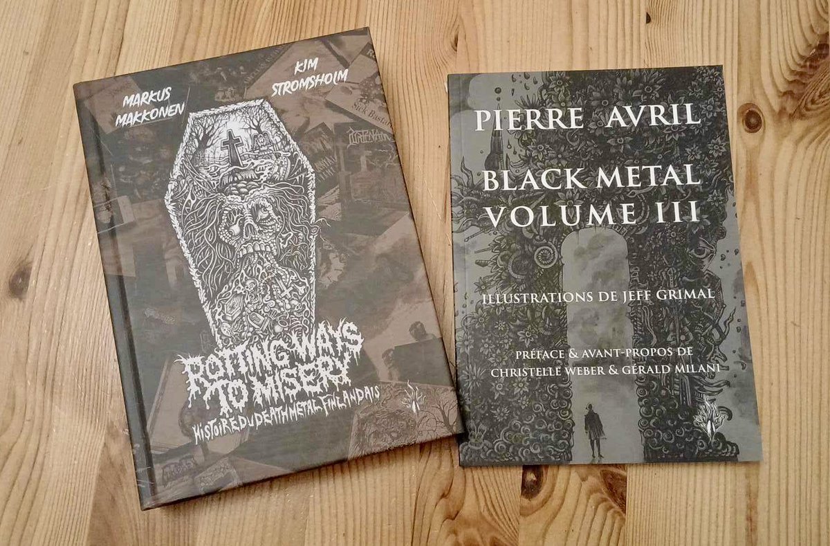 📕 NOUVEAU CONCOURS !! 📖
Jusqu’au 31 mars, les éditions flammes noires vous fait gagner 2 super livres :
- « Rotting ways to misery » sur l’histoire du Black Metal finlandais
- et « Black Metal - Volume 3 » de Pierre Avril
C'est tout simple et c’est ici :
sueurdemetal.com/concours/conte…