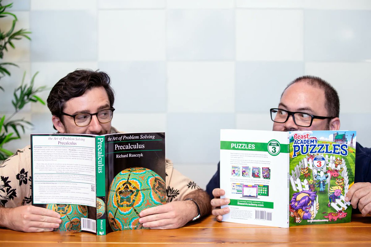 asuth's tweet image. PERSONAL NEWS TIME!!
I'm joining AoPS to bring kids to the frontiers of science and technology.
AoPS is an advanced math curriculum company that serves the most ambitious and motivated students in the world. I am the new Chief Product Officer.