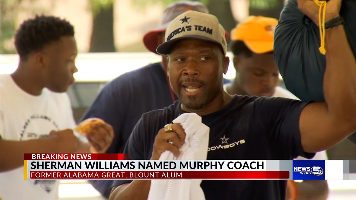 JUST IN: Former NFL running back, Alabama football great, Blount alum Sherman Williams named Murphy head coach

In HS — Williams ran for 3,004 yards and 31 TDs as a senior at Blount. He led the Leopards team to 1990 state title. 

At Alabama — 2,486 yards and 27 TDs. 

2nd round