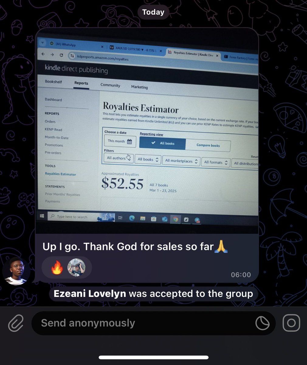 James 𝕏 (@_jamessixtus) on Twitter photo $50+ made from JUST 1 BOOK within one month of creating the account.
<a href="/JS_Academy2/">JAMES-SIXTUS ACADEMY™️</a> to the world
PPC still doing wonders like never before
In 2025, the best thing you can do for yourself if you want to make money online is to start AMAZON KDP $50+ made from JUST 1 BOOK within one month of creating the account.
<a href="/JS_Academy2/">JAMES-SIXTUS ACADEMY™️</a> to the world
PPC still doing wonders like never before
In 2025, the best thing you can do for yourself if you want to make money online is to start AMAZON KDP