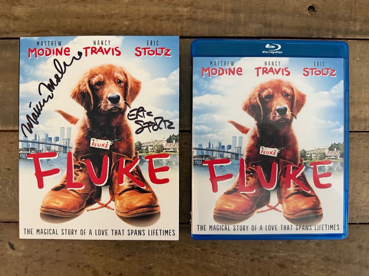 REPOST by Monday, March 31 for a chance to win <a href="/KinoLorber/">Kino Lorber</a>'s new Blu-ray edition of FLUKE (1995) signed by <a href="/ericstoltz/">Eric Stoltz</a> and me! I'll pick one winner and announce next #ModineMonday. Good luck!
