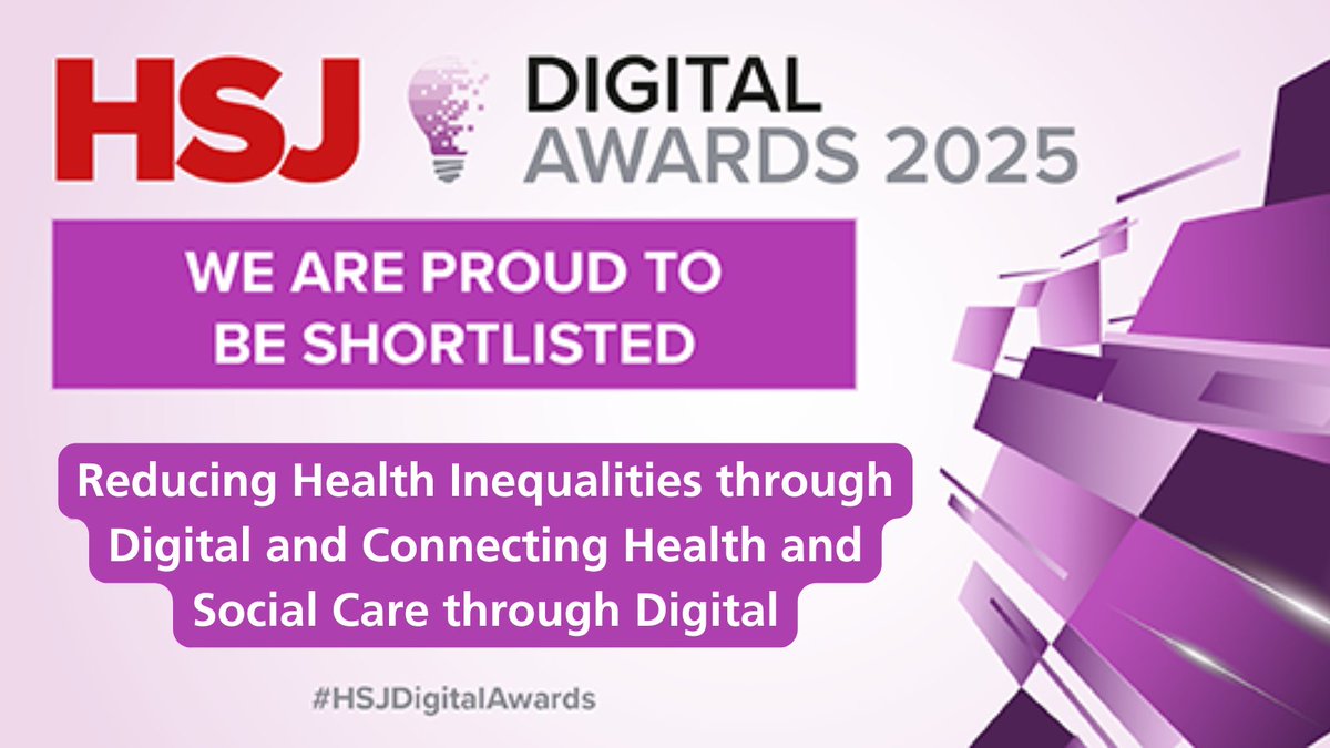 We’re delighted to see our ‘One Version Dataset’ work with <a href="/nervecentrehq/">Nervecentre Software</a> and our <a href="/nottmchildrens/">Nottingham Children’s Hospital and NNU</a>  ‘Family Activation of Rapid Response Systems’ work with <a href="/uniofleicester/">University of Leicester</a> shortlisted for this year’s @hsj_awards #hsjdigitalawards! Well done to  all involved.

Read more: