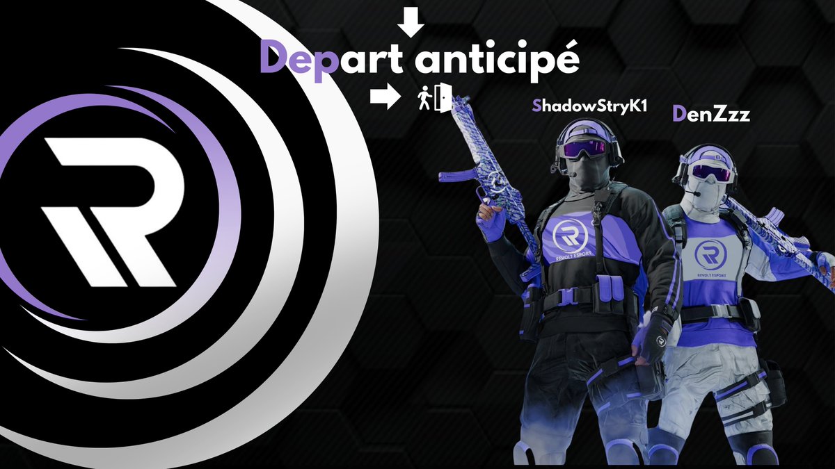 Revoltesport__'s tweet photo. La RevoltEsport a pris des mesure contre @denzzz_12 et @ShadowStryk1 qui ont été banni pour cause de toxicité et surtout quand nous avons appris qu'ils était en connaissance avec des vendeurs de cheat la sanction a était immédiate. https://t.co/SY8xr4nAtO