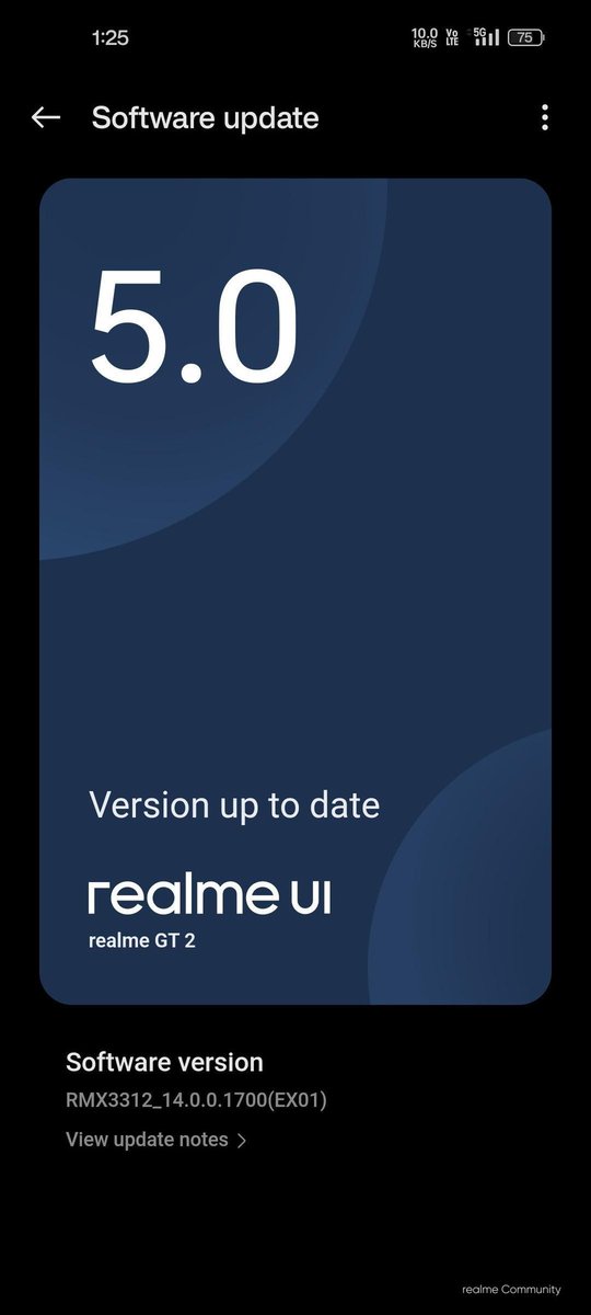 AmanYad29951965's tweet photo. @realmecareIN 
I have realme gt 2 running on Android 14 latest version with March 2025 security patch.
Your company promise that it will receive 3 major Android version and 4 years of security patch updates but there is no confirmation about the Android 15 update. https://t.co/JoEUPXHG5j