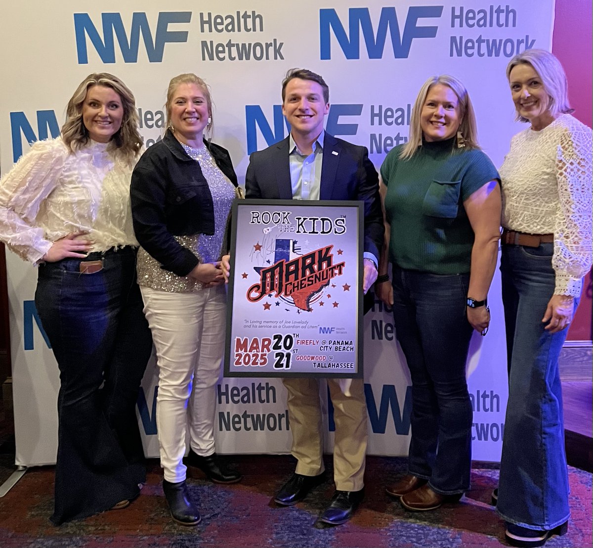 We were a proud returning sponsor of the Second Annual Rock the Kids concert at Panama City Beach! Thanks to NWF Health Network for another first class event benefitting children!