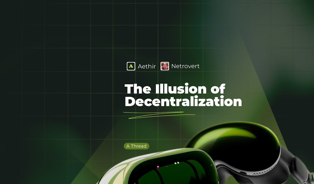 netrovertHQ's tweet image. Web3 is not truly decentralized—we are all being sold an illusion.
To break free from it, you need to look beyond VMs and smart contracts.
You have to dig deep into the roots of Web3 projects, especially AI.
Let’s dive in. 🧵↡