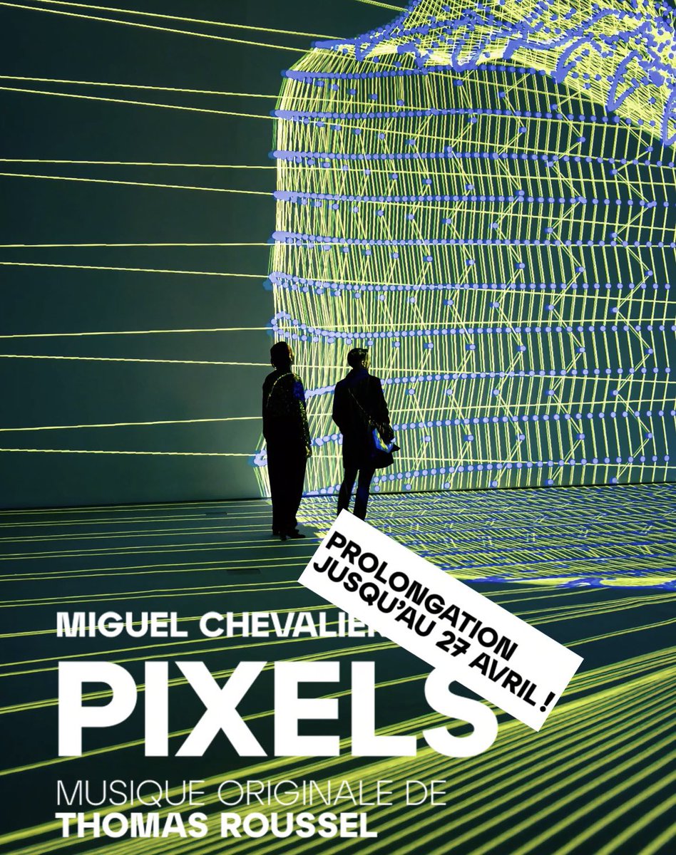 Grand Palais Immersif (@gpimmersif) on Twitter photo ✨PIXELS joue les prolongations ! 
Avec plus de 100 000 visiteurs, l’exposition rencontre un grand succès. 
🙌 Vous n’avez pas encore eu l’occasion de la découvrir ? Ça tombe bien, l’aventure continue jusqu’au 27 avril !
🎟️ Réservation en bio. ✨PIXELS joue les prolongations ! 
Avec plus de 100 000 visiteurs, l’exposition rencontre un grand succès. 
🙌 Vous n’avez pas encore eu l’occasion de la découvrir ? Ça tombe bien, l’aventure continue jusqu’au 27 avril !
🎟️ Réservation en bio.