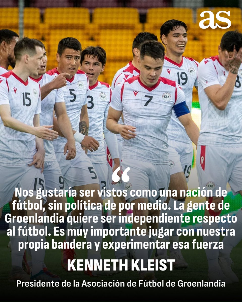 US_diarioas's tweet image. Groenlandia busca representar sus colores en la cancha, pero diversas situaciones políticas, relacionadas con el nuevo mandato de Donald Trump, podrían influenciar sus sueños en Concacaf❌⚽️

🗞️Más detalles: acortar.link/0GvN3W

#Groenlandia | #KAK | #futbol | #Concacaf