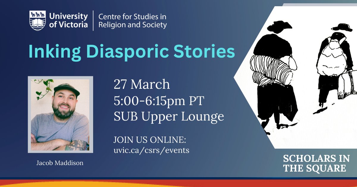 Looking forward to the CSRS Artist-in-Residence gala with Jacob Maddison this Thursday. Includes a showcase of Jacob's timely work, lecture and discussion with audience Q&amp;A. Light refreshments will be served. Join us! <a href="/uvic_finearts/">UVic Fine Arts</a> <a href="/UVicResearch/">UVic Research</a> <a href="/uvic_geru/">UVic Germanic & Slavic</a>