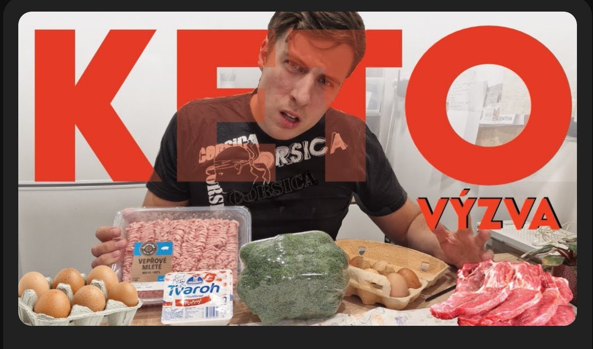 AdamSaska's tweet photo. Už jste na mém YT kanále viděli novou dietní výzvu? https://t.co/qJvZIgJeNf
