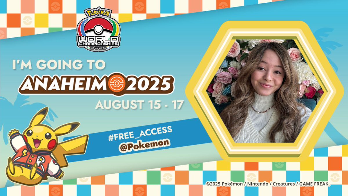 ihavebrewster's tweet image. I am so proud and grateful to announce that I have been accepted to the pokémon worlds creator pass by @Pokemon !! #free_access
I’m excited to attend and meet everyone 🥹❤️ Thank you so much for this opportunity and thank you to everyone for your support to me!
