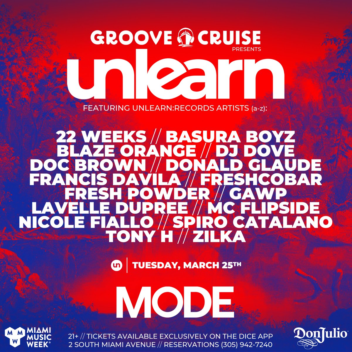 Doc Brown (@docbrowndj) on Twitter photo just got word <a href="/MCFlipside/">Flipside</a> is gonna be down in miami early so that makes for a super dope addition to the <a href="/unlearnrec/">unlearnrec</a> MMW party lineup. gonna be an amazing night of label talent!
<a href="/BasuraBoyzMusic/">Basura Boy</a> <a href="/djdove33/">DJ Dove</a> <a href="/donaldglaude/">Donald Glaude</a> <a href="/djfrancisdavila/">Francis Davila</a> <a href="/Gawpmusic/">GAWP</a> <a href="/NicoleFialloDJ/">Nicole Fiallo</a> <a href="/DJTonyH507/">Tony H</a> +++ just got word <a href="/MCFlipside/">Flipside</a> is gonna be down in miami early so that makes for a super dope addition to the <a href="/unlearnrec/">unlearnrec</a> MMW party lineup. gonna be an amazing night of label talent!
<a href="/BasuraBoyzMusic/">Basura Boy</a> <a href="/djdove33/">DJ Dove</a> <a href="/donaldglaude/">Donald Glaude</a> <a href="/djfrancisdavila/">Francis Davila</a> <a href="/Gawpmusic/">GAWP</a> <a href="/NicoleFialloDJ/">Nicole Fiallo</a> <a href="/DJTonyH507/">Tony H</a> +++