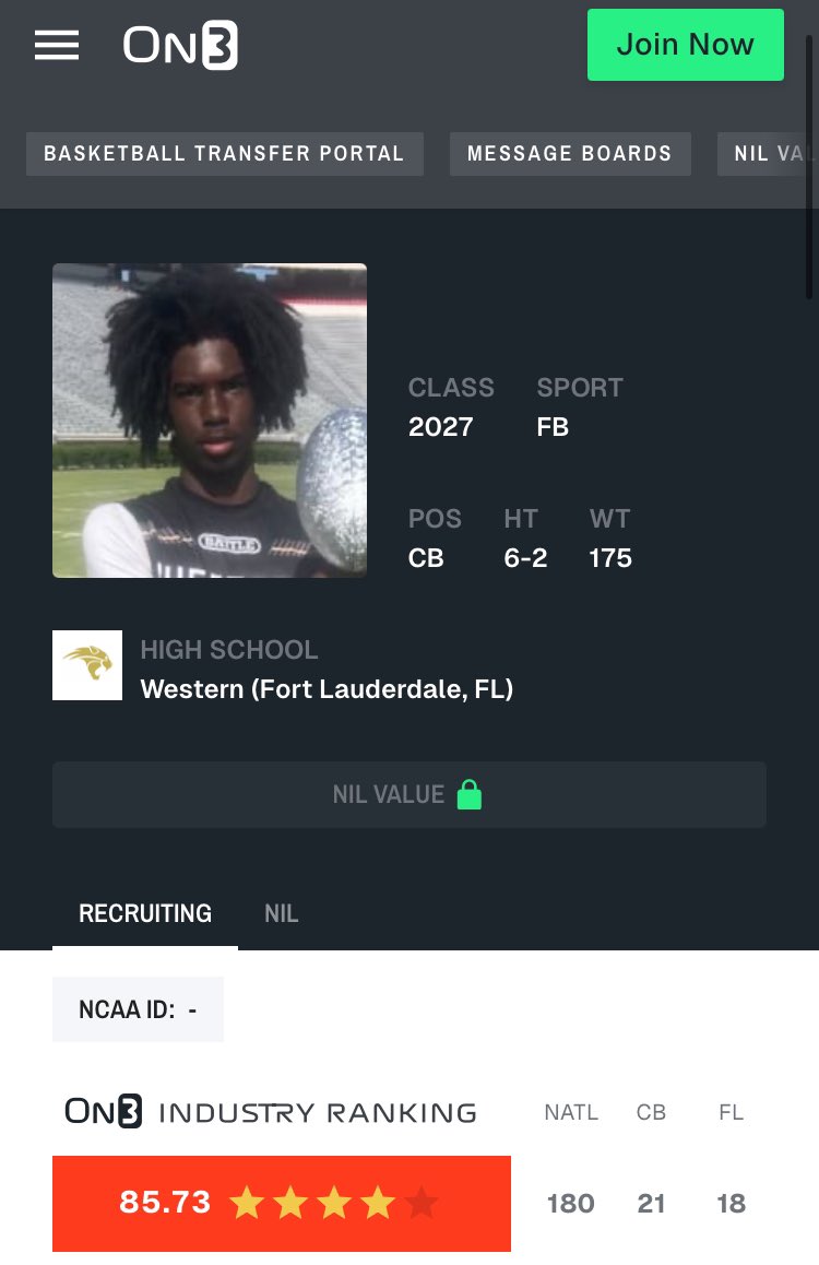 Blessed to be ranked a 4⭐️ On ON3🔴 <a href="/SWiltfong_/">Steve Wiltfong</a> <a href="/On3sports/">On3</a> @On3Recruits <a href="/ChadSimmons_/">ChadSimmons</a> <a href="/stephenwagOn3/">Stephen Wagner</a> <a href="/On3USC/">WeAreSC</a> <a href="/MichaelWarchant/">Michael Langston</a> <a href="/CJLaBoy/">CJ LaBoy</a>