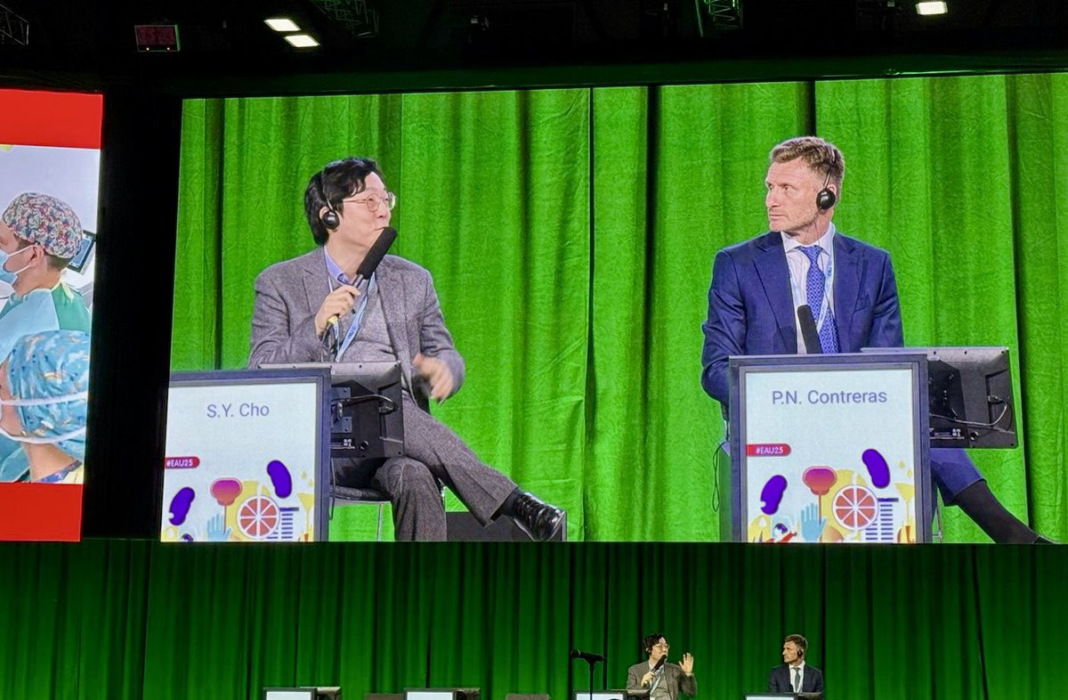 PabloNContreras's tweet photo. Impressive #EAU25 

With Sung Yong @kmoretry I had the honor to moderate my friend  @sproietti81 doing a complex conservative UTUC treatment using pTm - YAG 👏👏👏

Chairing the Session: It’s all about suction #FANS #DISS 

Sharing our experiences about #paclitaxeldextrancoatedballoon with colleagues from all over the world 🌎🌍🌏@AlexRuebben 

And most importantly I had the opportunity to see dear friends again ❤️

Thank you EAU  @Uroweb for your kind invitation 🙏

@SauUrologia @CAU_URO @ResidentesCAU @young_endosoc @eau_yuo @Endo_Society @AmerUrological @SIU_urology @UrowebESU