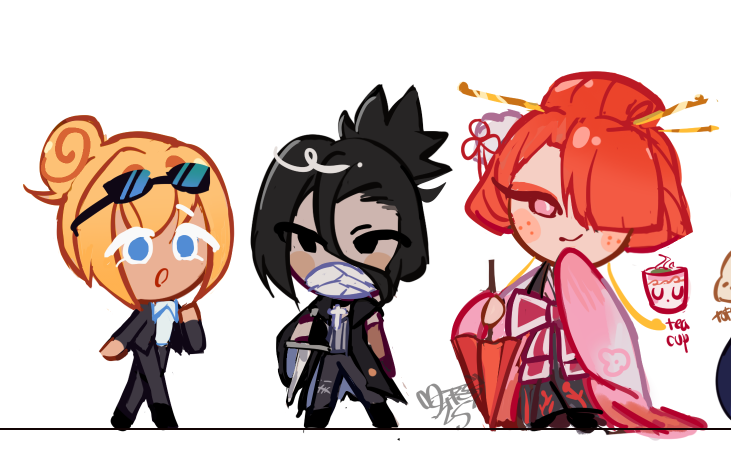 more cookies, also since they're in ovenbreak style i'll do the pets too, if u got suggestions for more characters pls lmk :3c