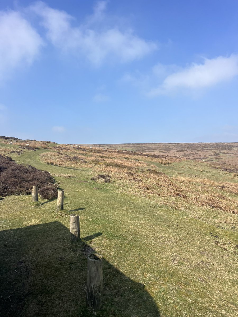 A beautiful spring morning high on the Shropshire hills