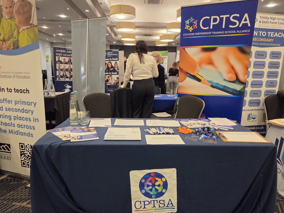 Colmore Partnership Training School Alliance (@cptsa13) on Twitter photo We are at the <a href="/getintoteaching/">Teaching</a>
event now <a href="/bcec_birmingham/">The BCEC Birmingham</a>
Looking forward to meeting potential trainee teachers. #getintoteaching
<a href="/colmoreinf/">Colmore Infant and Nursery School</a>
@Colmore_Junior We are at the <a href="/getintoteaching/">Teaching</a>
event now <a href="/bcec_birmingham/">The BCEC Birmingham</a>
Looking forward to meeting potential trainee teachers. #getintoteaching
<a href="/colmoreinf/">Colmore Infant and Nursery School</a>
@Colmore_Junior