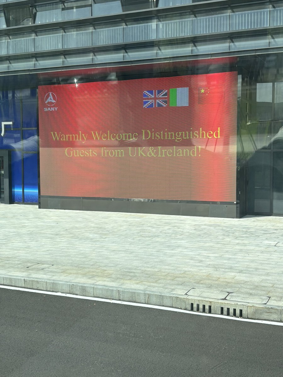 Sleator Plant (@sleatorplant) on Twitter photo It’s not often we are blown away however today’s visit the SANY Group HQ in Kunshan was superb!
We had a very positive and constructive meeting with senior management then received 10/10 hospitality with the most delicious lunch!
#SanyRevolution
<a href="/BallyveseyLtd/">Ballyvesey Holdings Ltd</a> It’s not often we are blown away however today’s visit the SANY Group HQ in Kunshan was superb!
We had a very positive and constructive meeting with senior management then received 10/10 hospitality with the most delicious lunch!
#SanyRevolution
<a href="/BallyveseyLtd/">Ballyvesey Holdings Ltd</a>