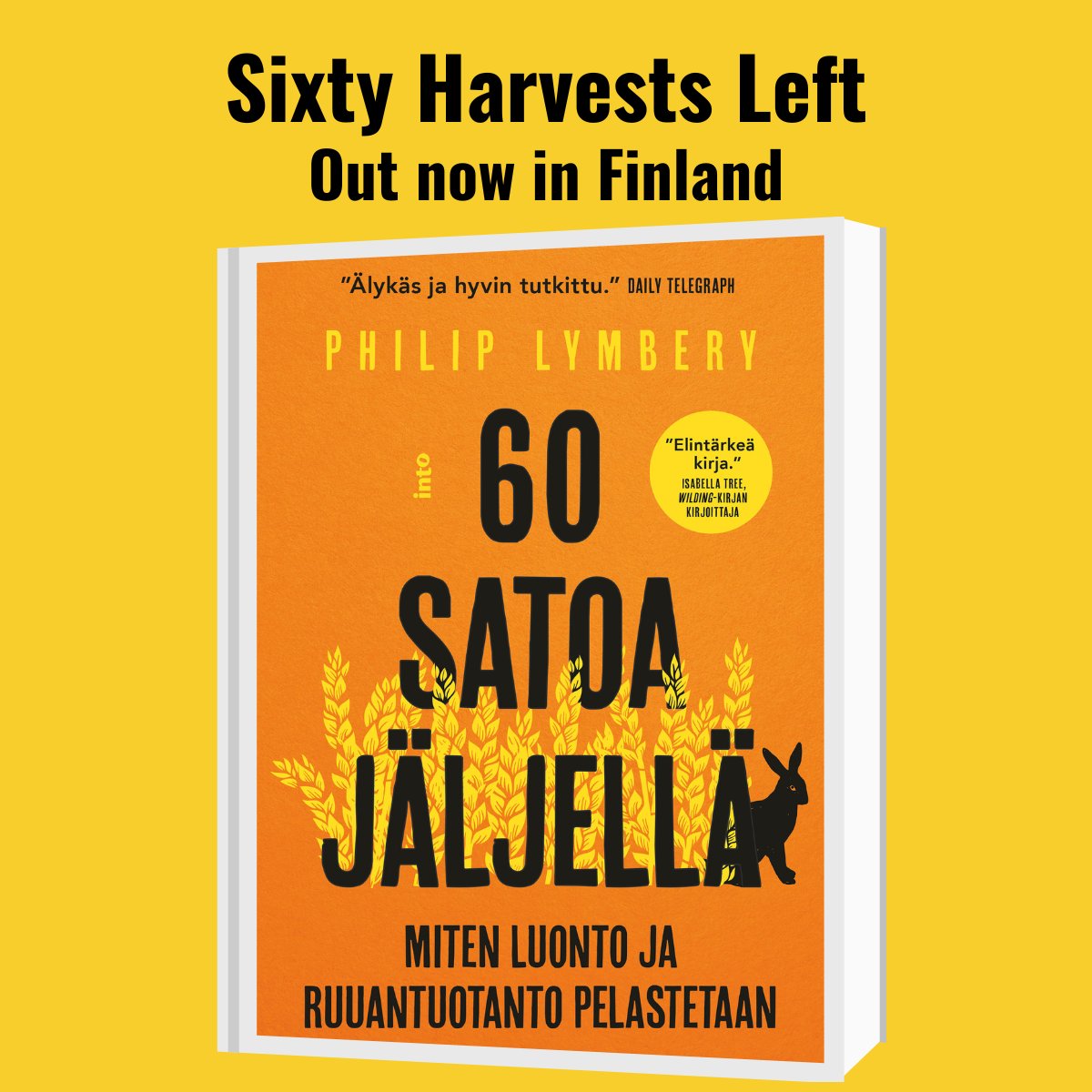 philip_ciwf's tweet photo. Delighted to participate in the launch of #60HarvestsLeft
@rosebudbooks in Finland today
Thank you to @HeidiKivekas from Animalia for hosting the book launch event and to publishers @intokustannus 
So looking forward to all future book events with you 🙏
@ciwf https://t.co/yL9tP78XoQ