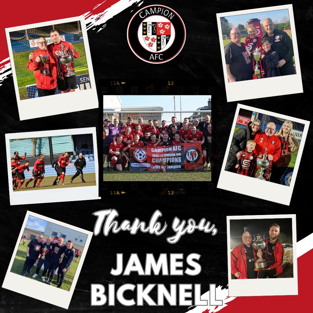 James Bicknell Stepping Back, but Still Moving Forward

After 15 incredible years at Campion—three as assistant manager and 12 as manager/joint manager—the time has come to step back from the management side of things at the end of this season.